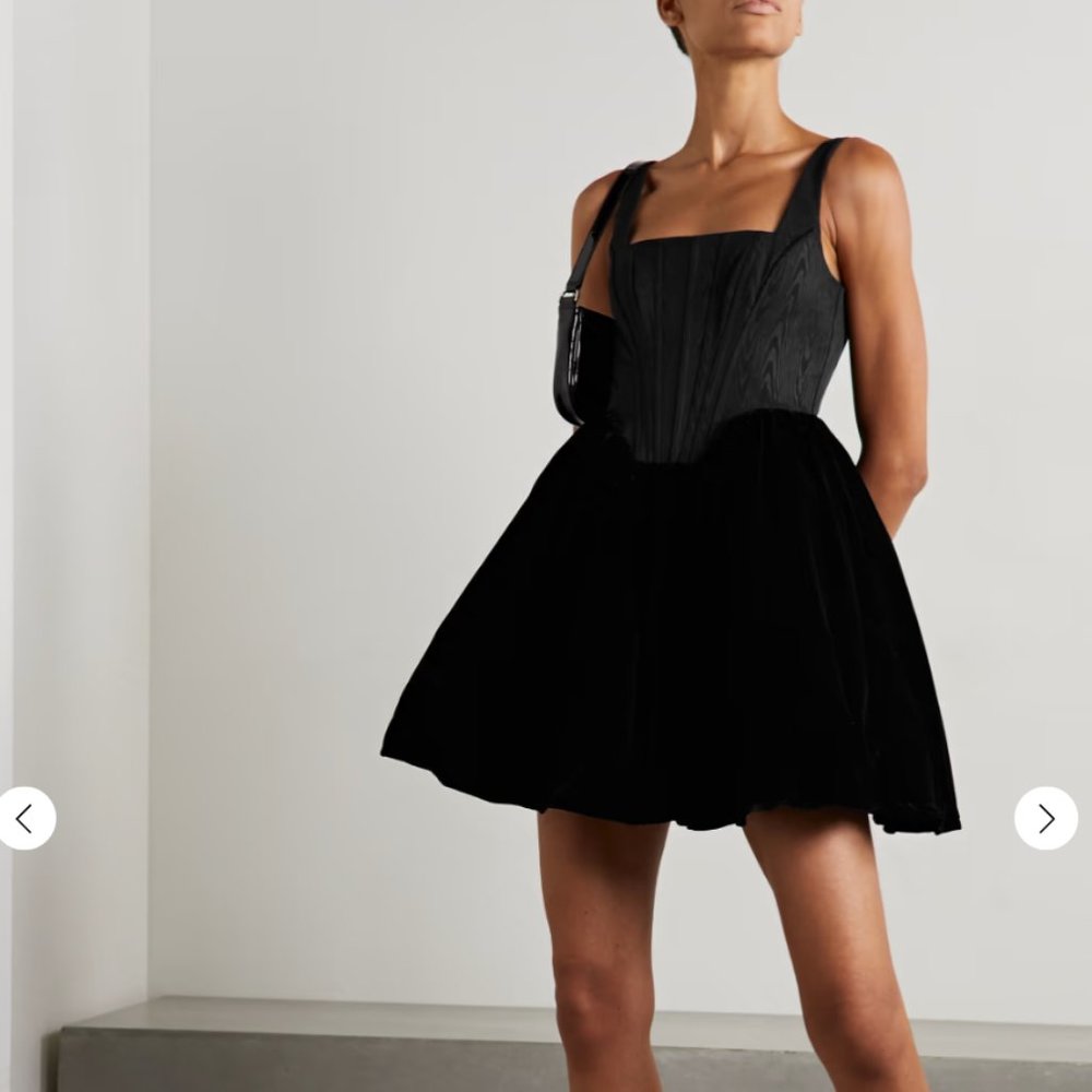 STAUD LANDSCAPE DRESS - VELVET